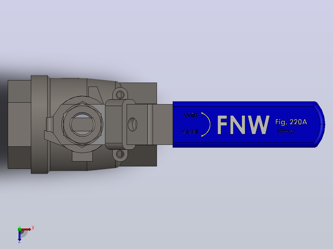 阀门、过滤器FNW-FNW220AG俯视图