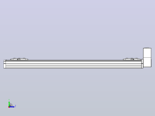 皮带直线轴双滑块型TPA-GCBS-80-P60-L350-LU-M20-N3左视缩略图