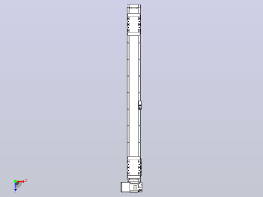 皮带直线轴双滑块型TPA-GCBS-80-P60-L350-LU-M20-N3俯视缩略图