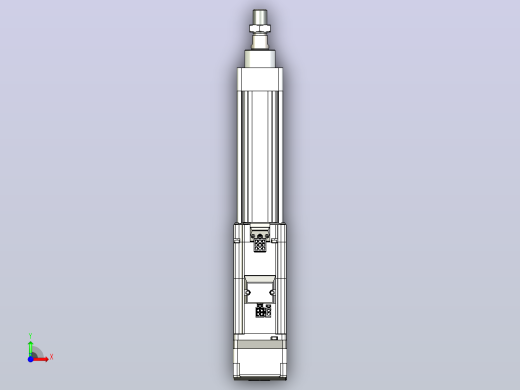 轻载电动缸TPA-ESR40-1210C-L150-MR-W-P40-C3前视缩略图