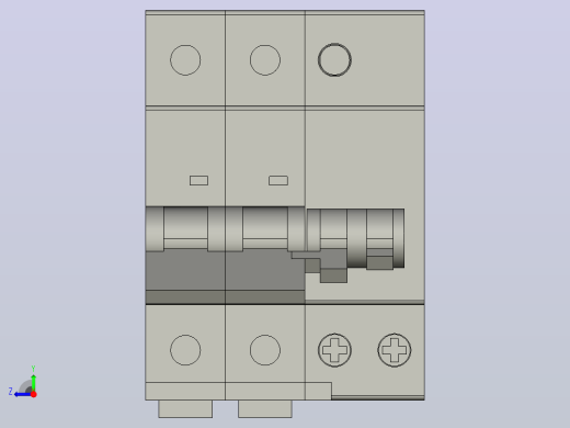 NB1L-40剩余电流动作断路器[NB1L-40~2PD1-0.3]右视缩略图