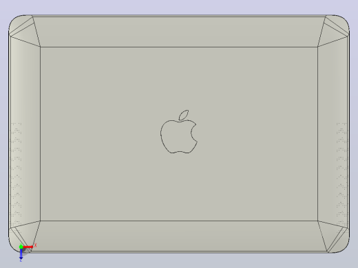 2019年11月MacBook Air俯视缩略图