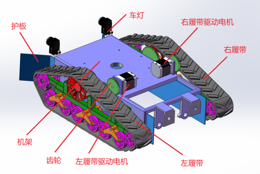 钻土机器人设计（SW+说明书）缩略图