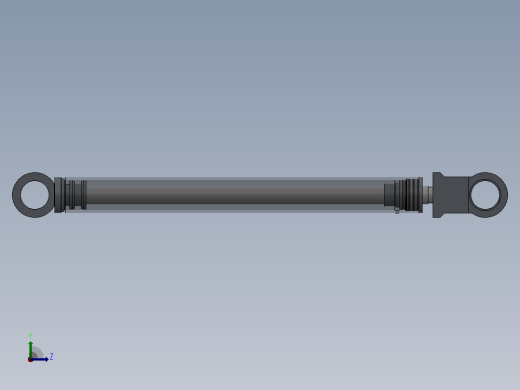 焊接式液压缸100x60x997-mm-1.snapshot.1左视缩略图