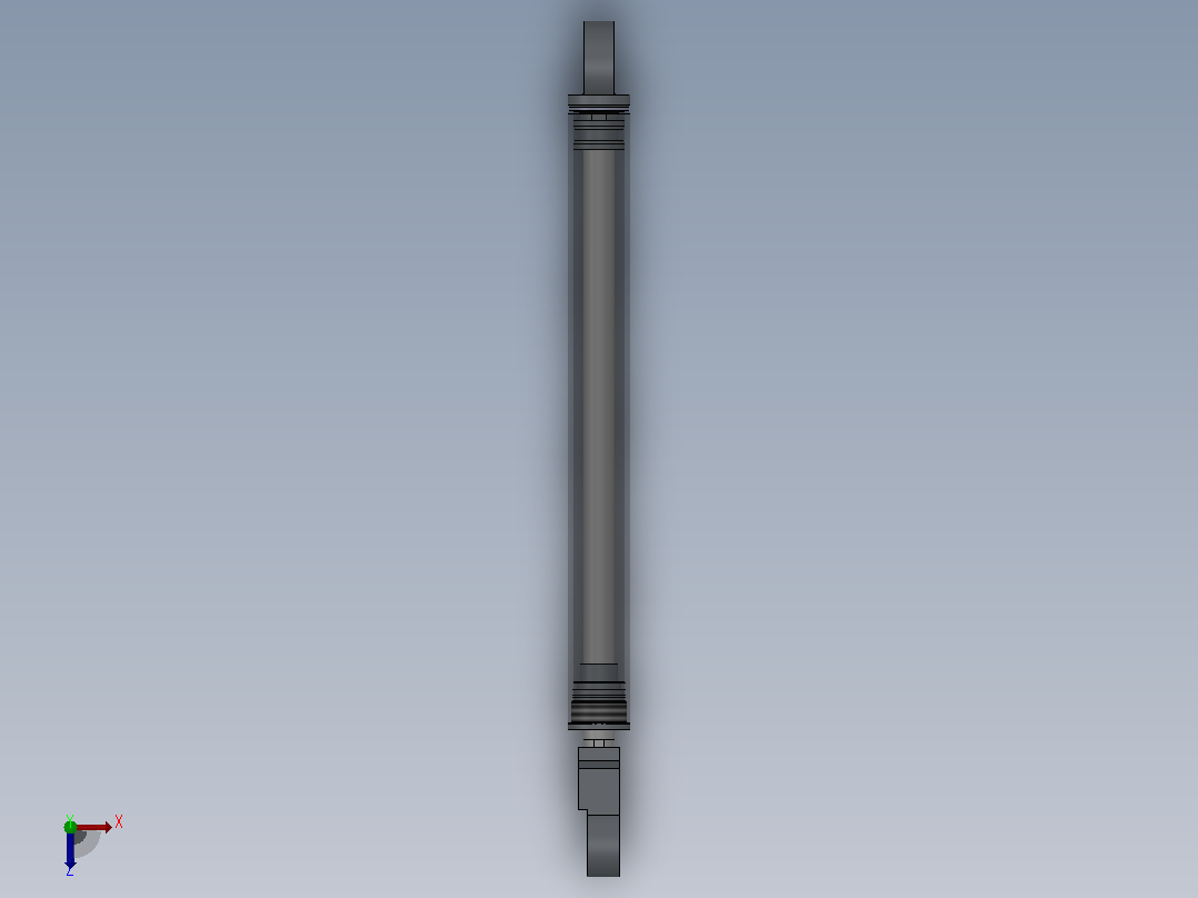 焊接式液压缸100x60x997-mm-1.snapshot.1俯视图