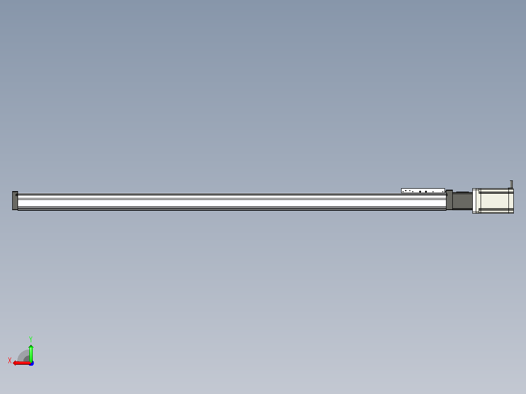 FSL120 直线模组[FSL120-E1300-10C7-BC-B86]后视图
