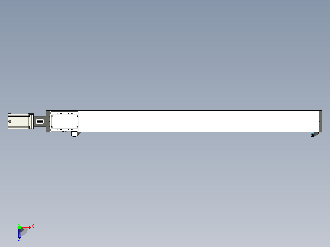 FSL120 直线模组[FSL120-E1300-10C7-BC-B86]俯视图