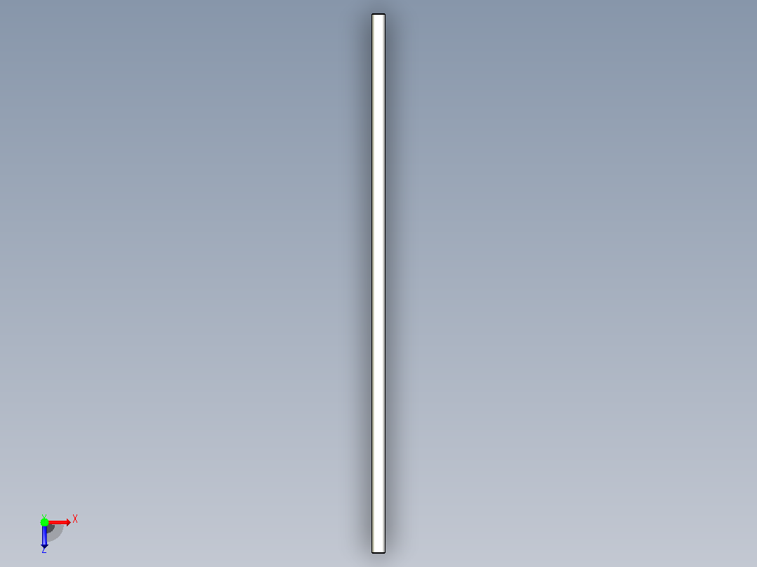轴 D8 × 312mm 高俯视图