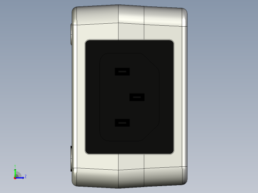 开关电源GSM40A05-P1J左视缩略图