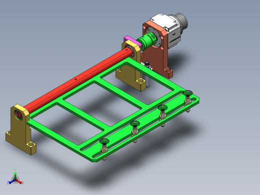 吸盘翻转机构（含仿真视频）sw16可编辑
