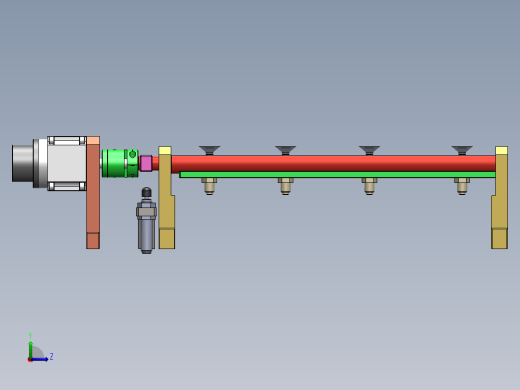 吸盘翻转机构（含仿真视频）sw16可编辑左视缩略图