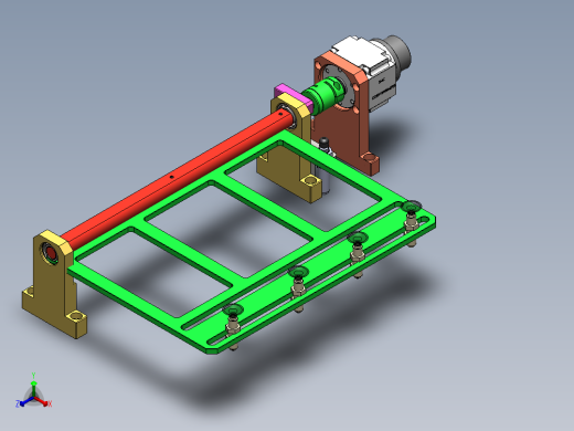 吸盘翻转机构（含仿真视频）sw16可编辑正等轴测缩略图