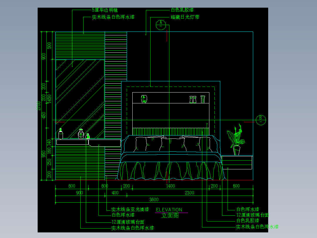 家装类CAD土块(二)-FH01083D