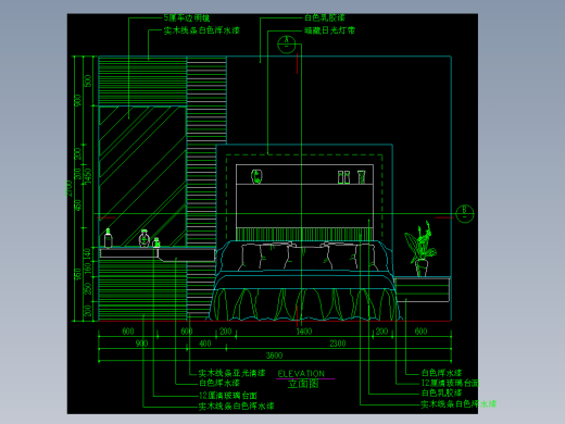 家装类CAD土块(二)-FH01083D