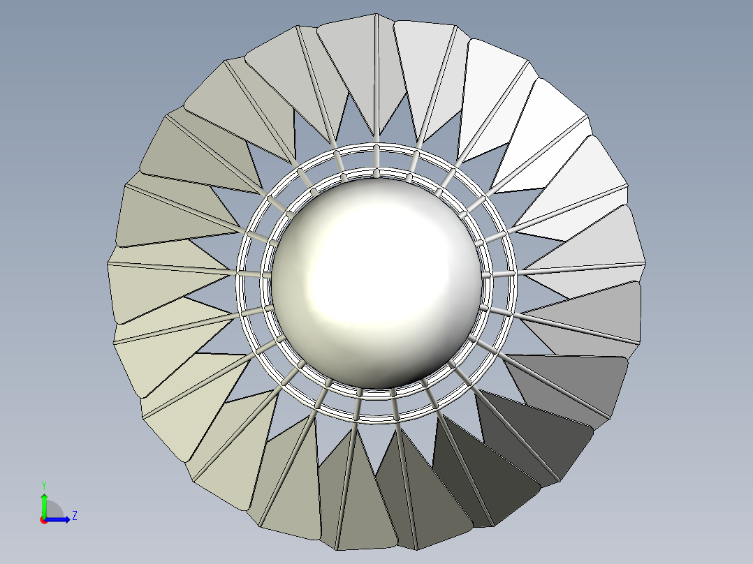 nventor羽毛球模型左视图