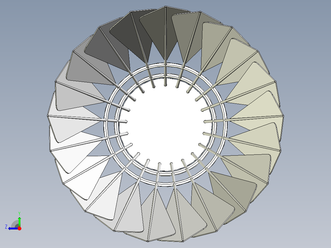 nventor羽毛球模型右视图