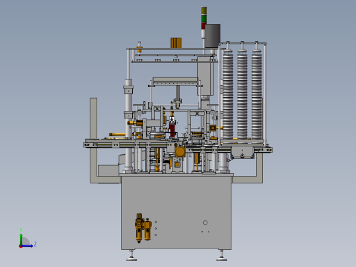 轴承自动合套机3D图纸H512 K349左视缩略图