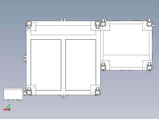 自动送料锁螺丝机 SW设计3D模型后视缩略图