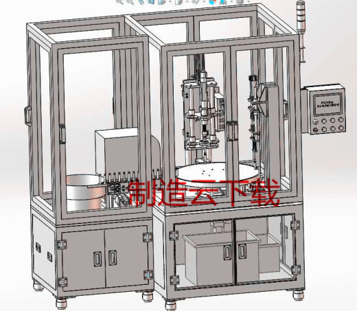 自动送料锁螺丝机 SW设计3D模型缩略图