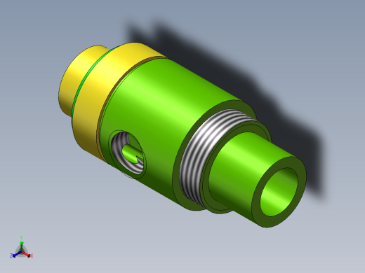塑料颗粒运输器3D模型正等轴测缩略图