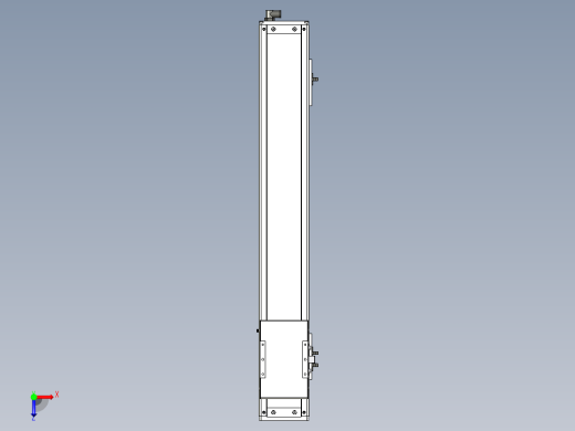 Toyo东佑达直线模组-ECH12-600-BM-100W+煞車俯视缩略图