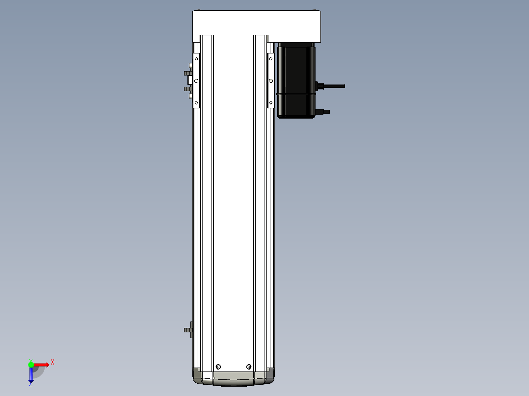 Toyo东佑达直线模组-ETH13-400-BR-400W俯视图