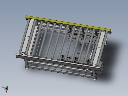 3米1320单排链轮滚筒输送板材自动对中机