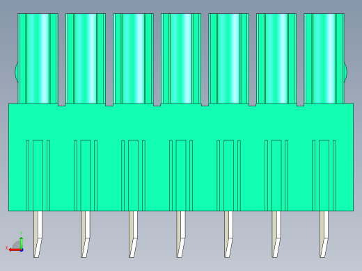 DEGSON 15EDG 系列 3.5mm 插拔式接线端子 FullPack-15EDGB-3.5-07P-14-00AH后视缩略图