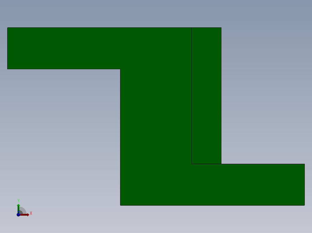 SW建模练习题-exercise 124前视图