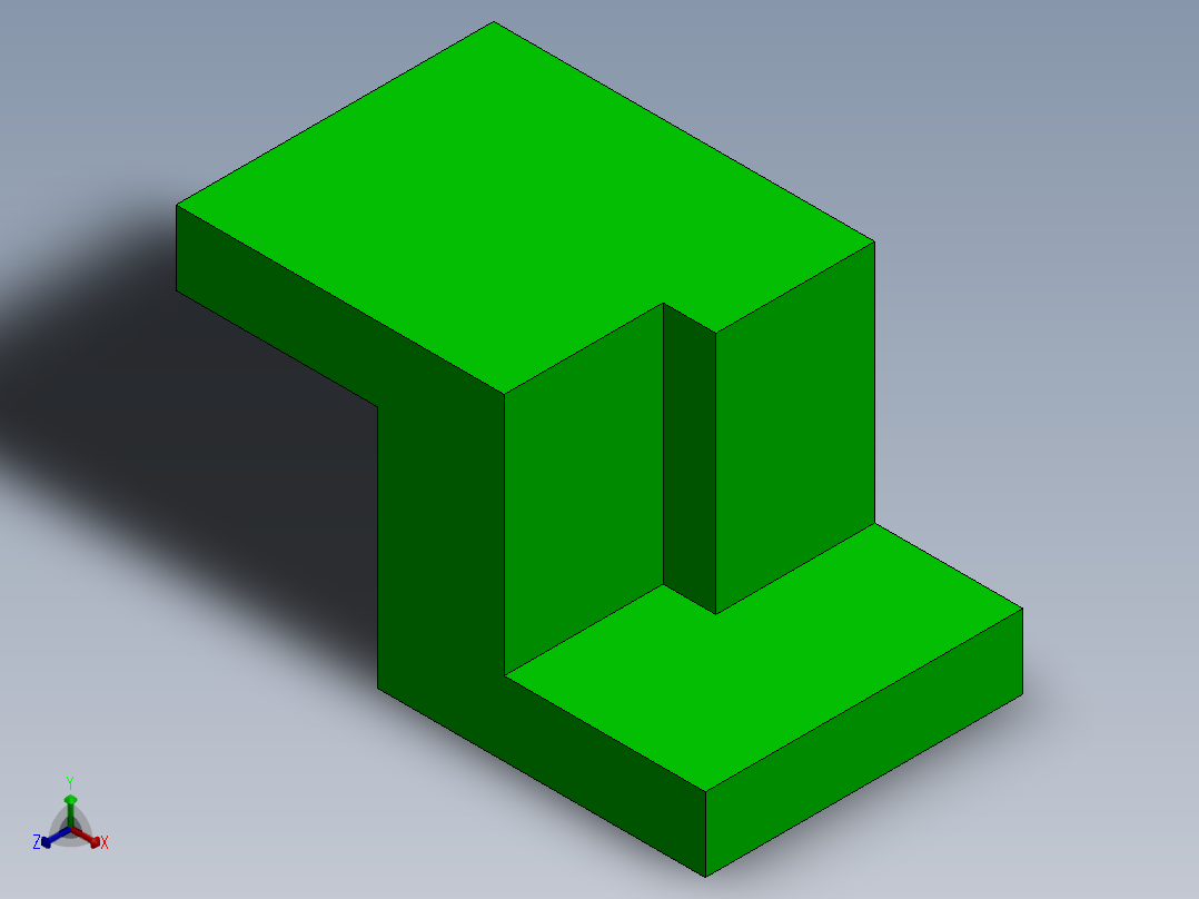 SW建模练习题-exercise 124正等轴测图