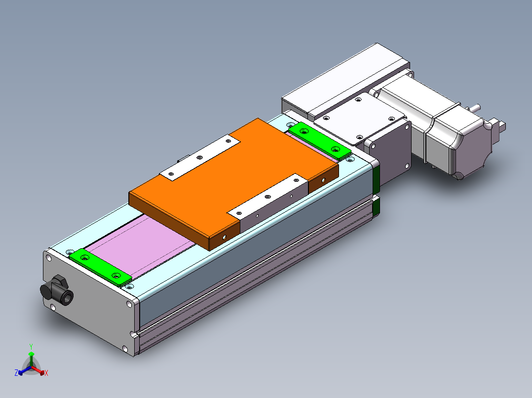 MCB同步带全封闭MCB14-R-200W主视图