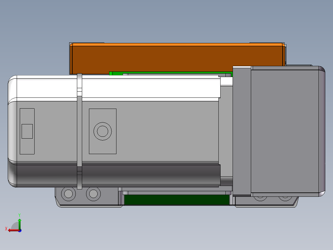MCB同步带全封闭MCB14-R-200W后视图