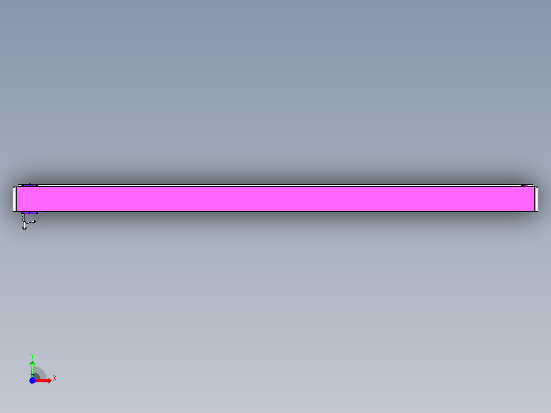 威洛博VL系列直线电机模组-VL17E1-S3400前视图