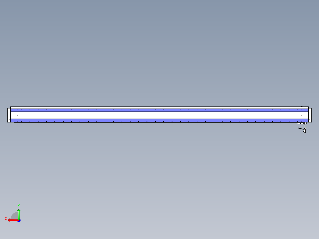 威洛博VL系列直线电机模组-VL17E1-S3400后视图