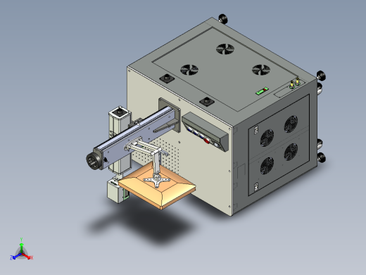 B12_激光打标机机柜图纸