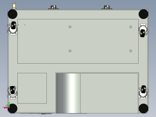 B12_激光打标机机柜图纸后视缩略图