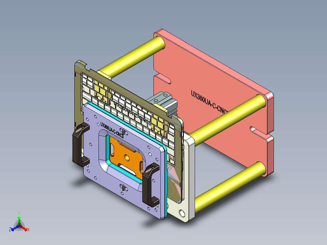UX360UA-C-CNC3-0119正等轴测图
