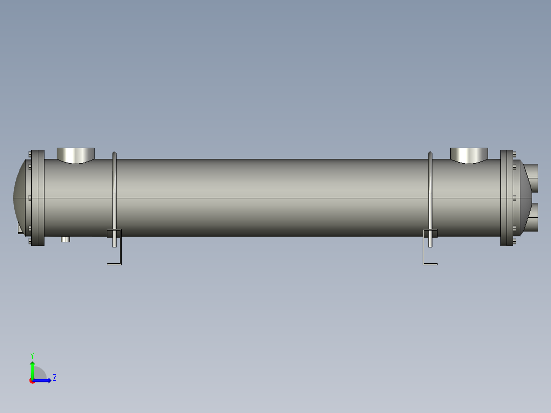 DC-10180管式换热器左视图
