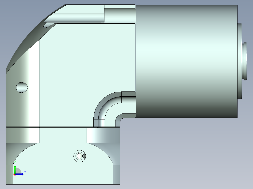 直齿孔ZPLE120-L2 22-110-145-M8.stp左视图