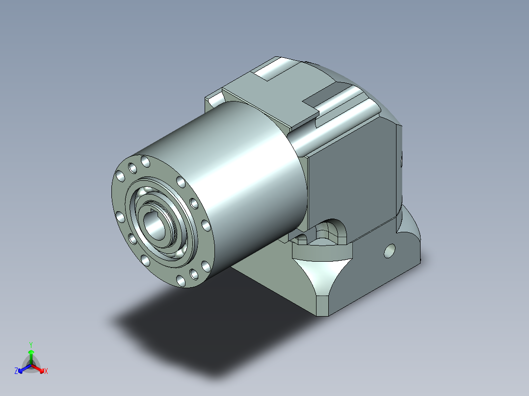 直齿孔ZPLE120-L2 22-110-145-M8.stp正等轴测图