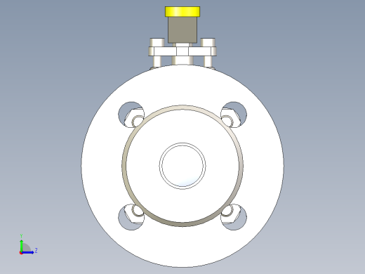 管道手动球阀-水管开关阀-手动阀门DN32铸钢球阀左视缩略图