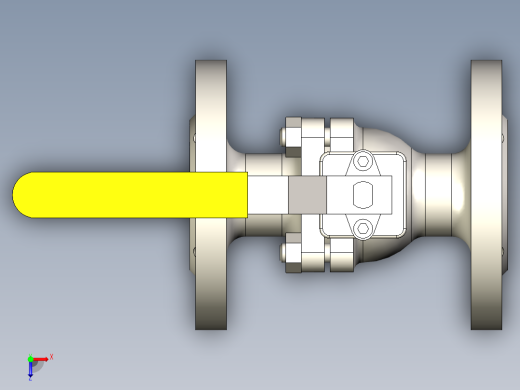 管道手动球阀-水管开关阀-手动阀门DN32铸钢球阀俯视缩略图