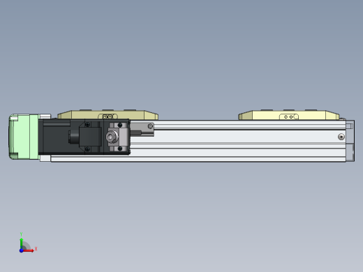 GTH内嵌丝杆全封闭GTH5S-BL-100W前视缩略图