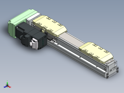 GTH内嵌丝杆全封闭GTH5S-BL-100W正等轴测缩略图