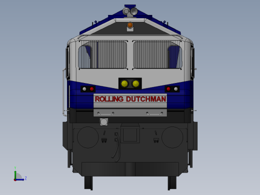 电力机车左视缩略图