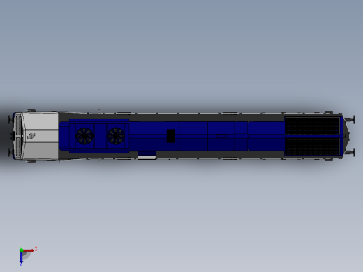 电力机车俯视缩略图
