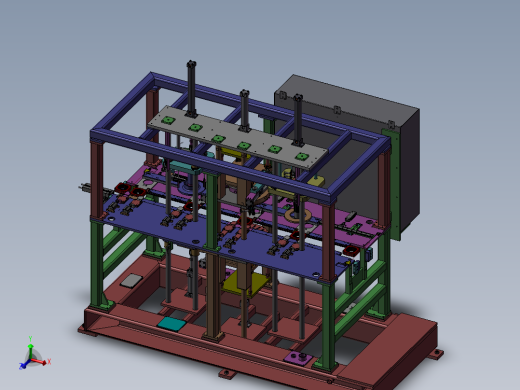 自动化轴套组装机3D模型