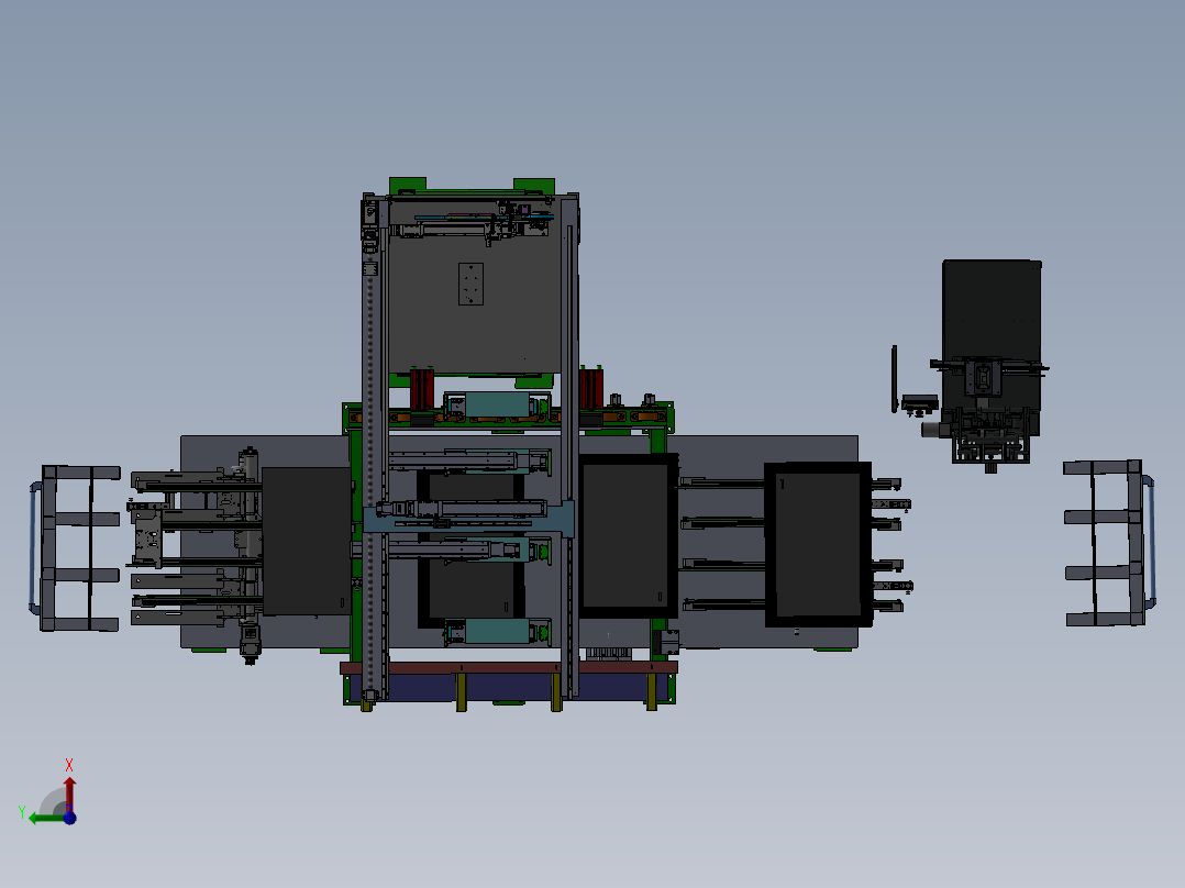自动玻璃组装设备(sw17可编辑+工程图+bom)