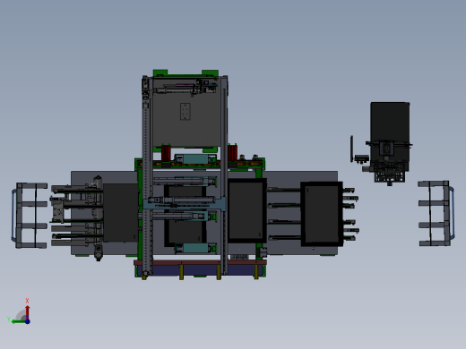 自动玻璃组装设备(sw17可编辑+工程图+bom)