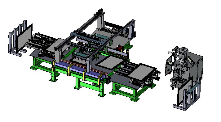 自动玻璃组装设备(sw17可编辑+工程图+bom)